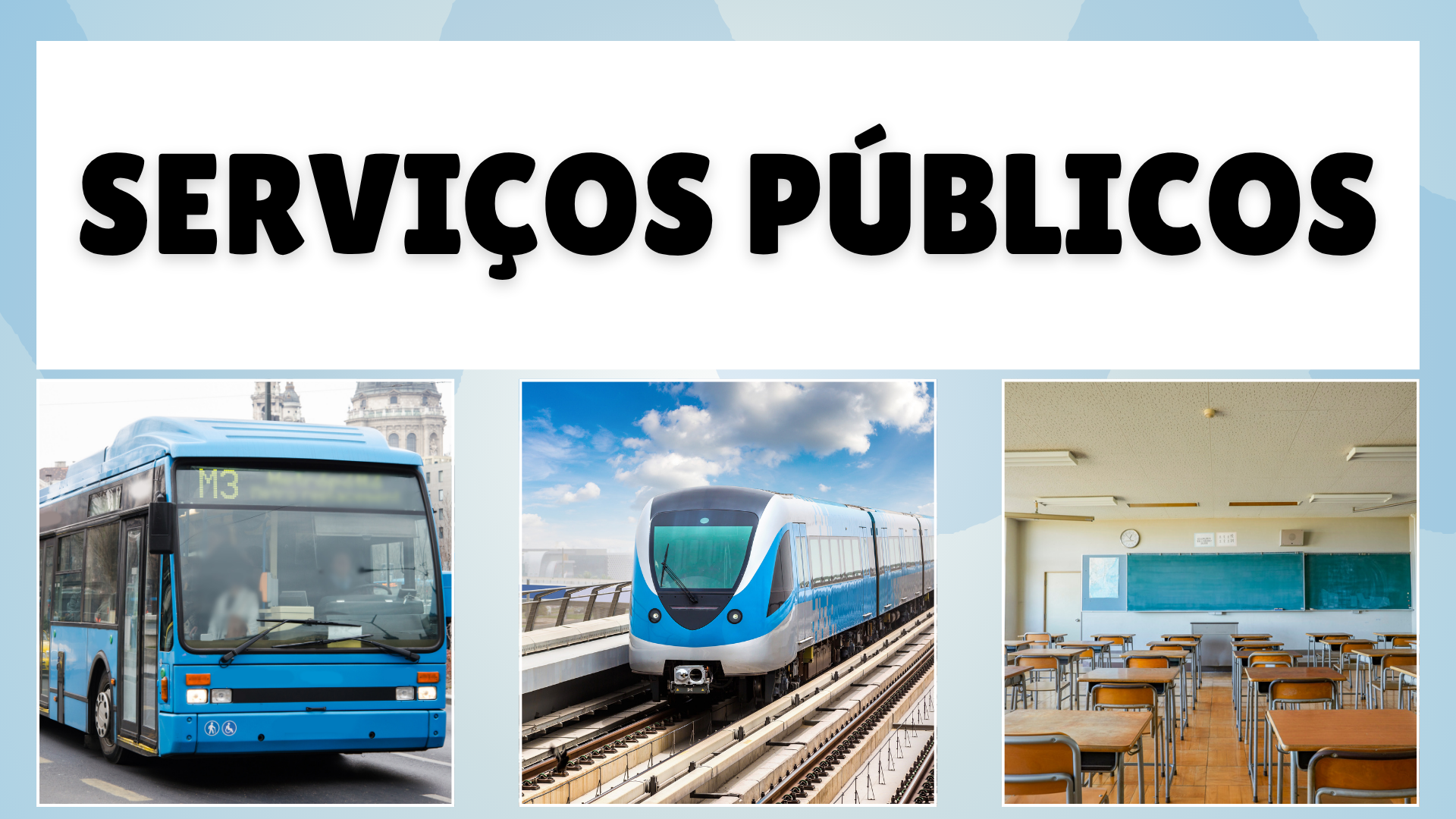 Atividade sobre Serviços Públicos - 4º e 5º ano
