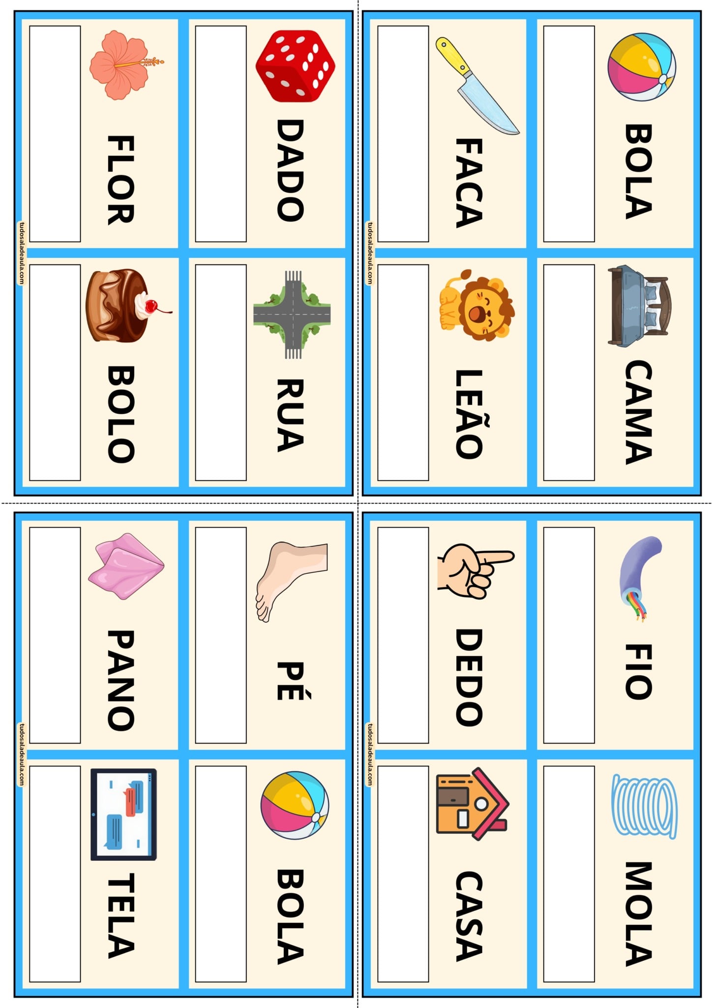 Bingo das Rimas - Atividade Lúdica para 2º e 3º ano