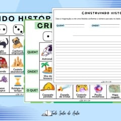Criando Histórias - Atividade Lúdica para Imprimir