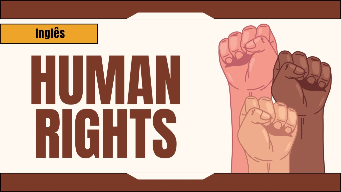 Atividade de Inglês sobre Direitos Humanos - 8º e 9º ano