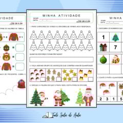 10 Atividades de Matemática sobre o Natal - Educação Infantil