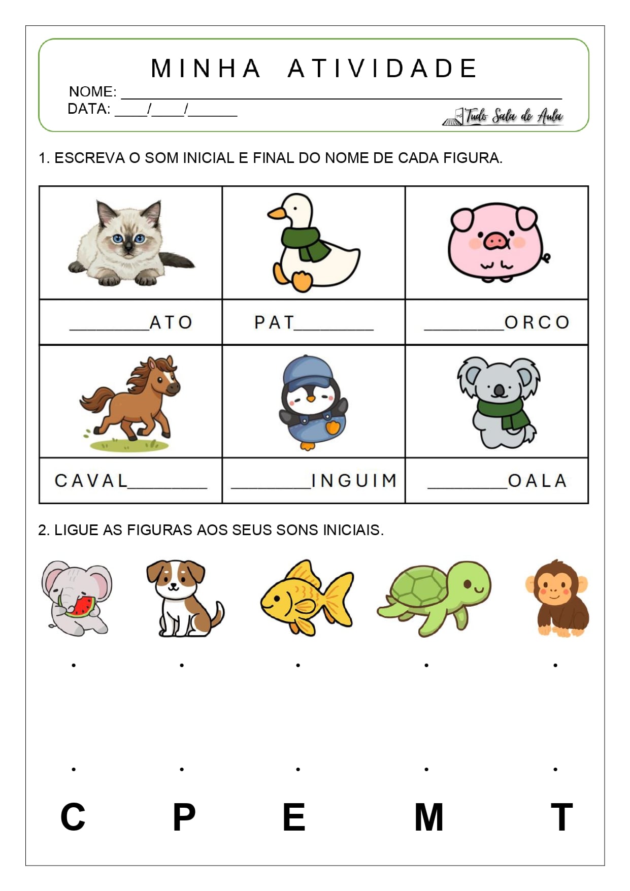 5 Atividades de Consciência Fonológica