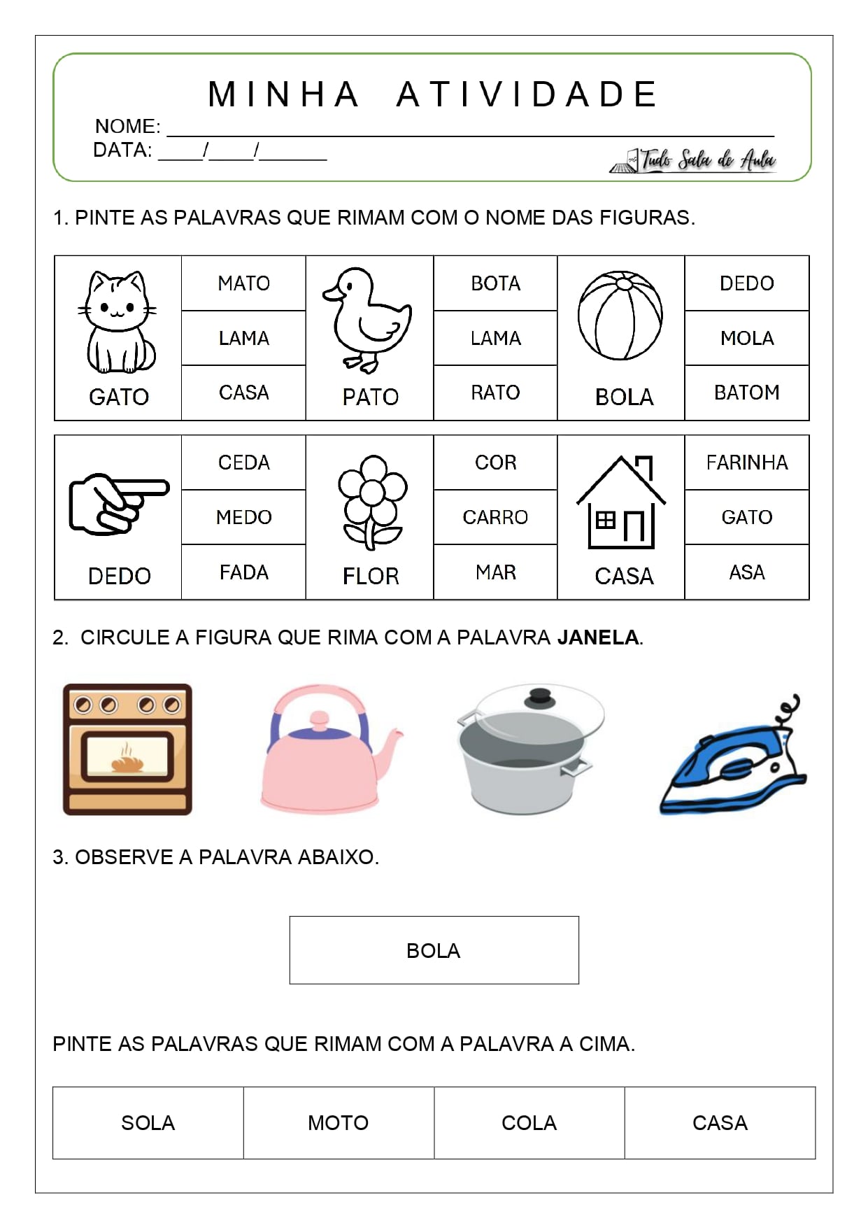 5 Atividades de Consciência Fonológica