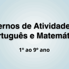 cadernos de reforço escolar