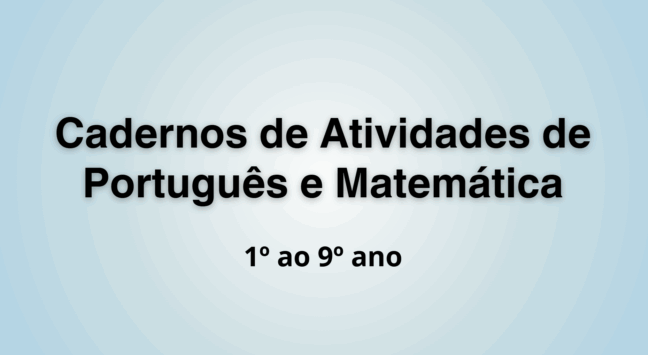 cadernos de reforço escolar