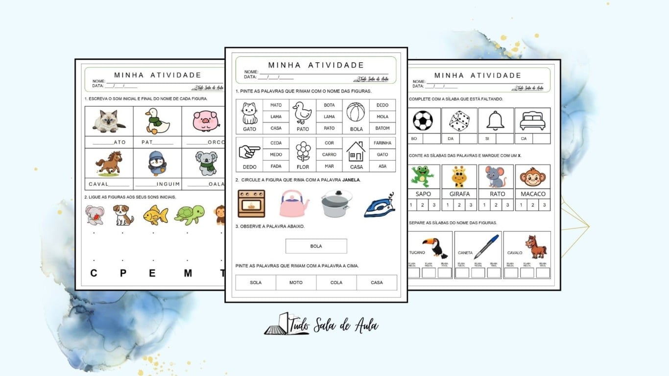 5 Atividades de Consciência Fonológica