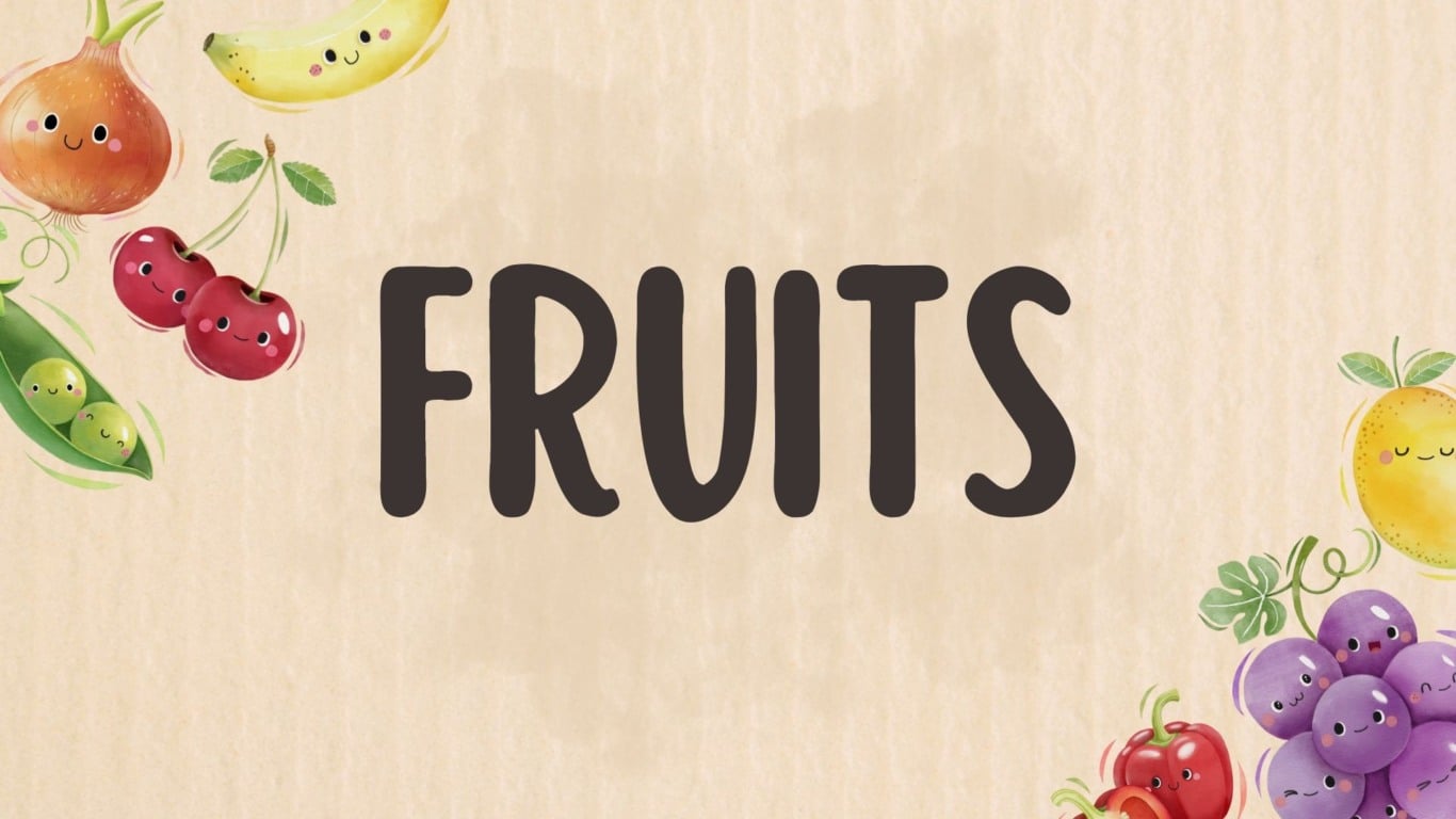 Atividade de Vocabulário em Inglês: Frutas - 6º e 7º ano