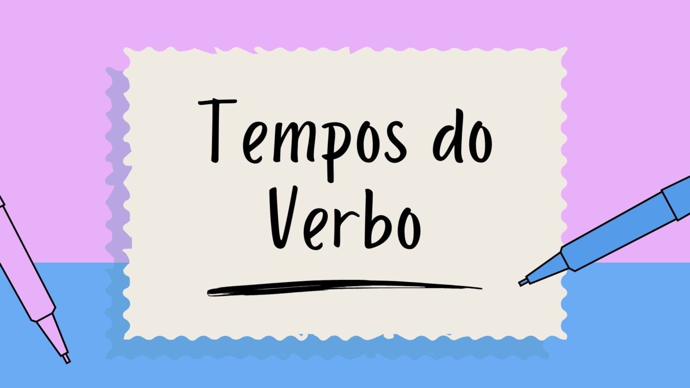 Atividade de Tempos Verbais com gabarito