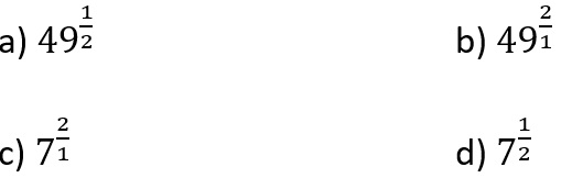 Atividade de Radiciação - 7º e 8º ano