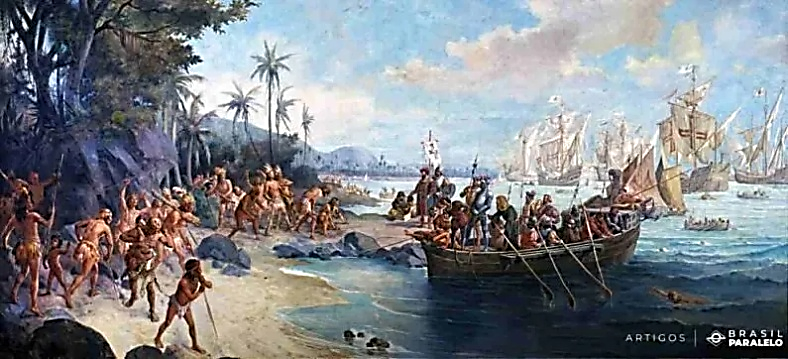 Atividade sobre a Coloniza&ccedil;&atilde;o do Brasil - 6&ordm; e 7&ordm; ano