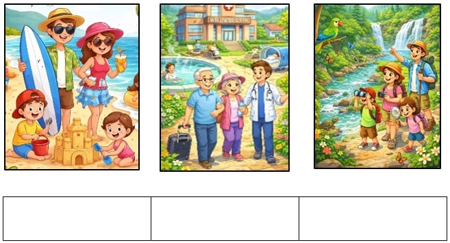 Atividade sobre o Turismo - 4º e 5º ano