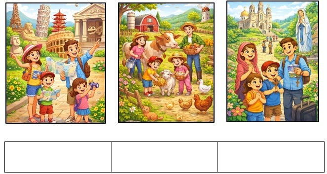 Atividade sobre o Turismo - 4º e 5º ano