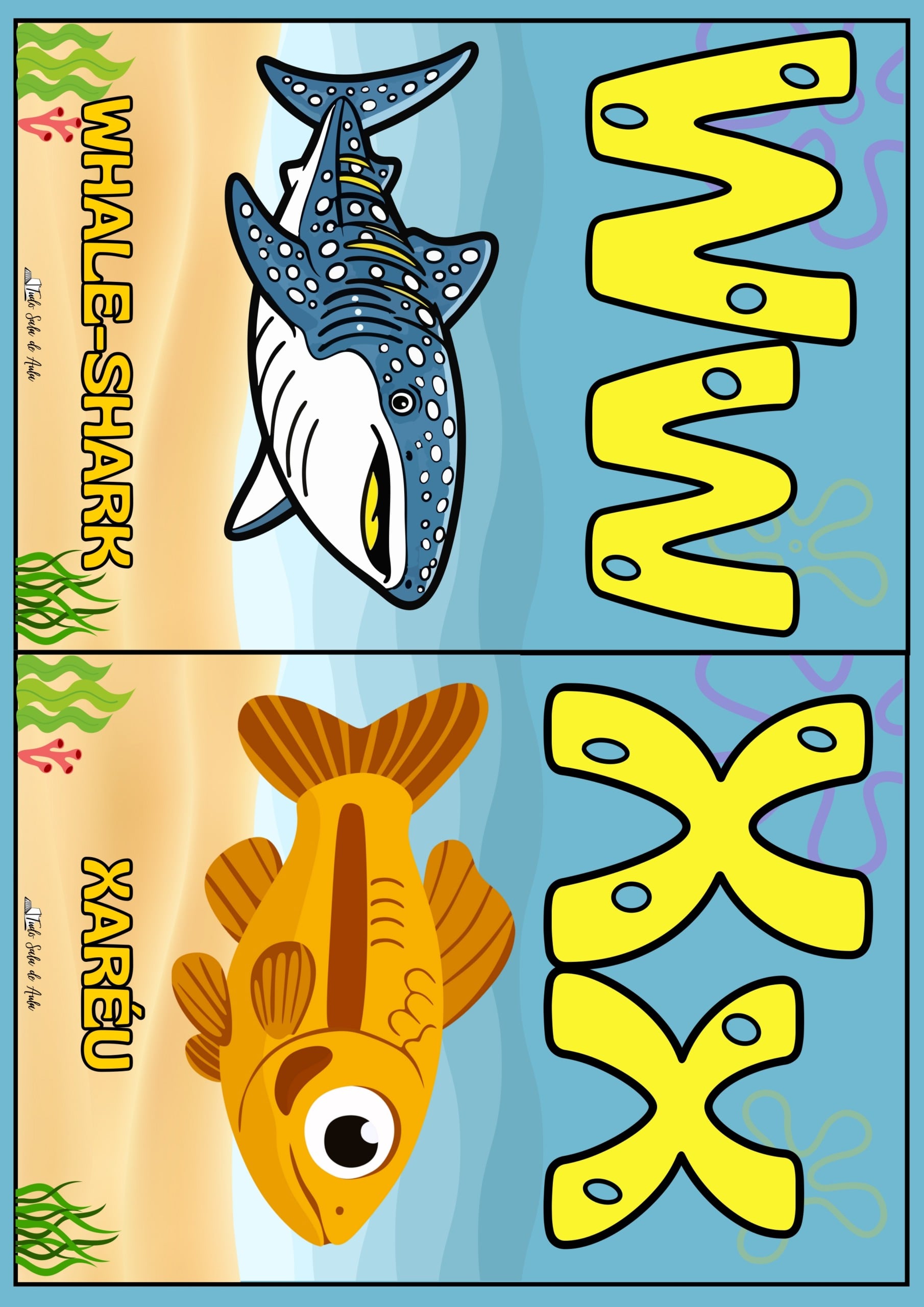 Painel Decorativo para Sala de Aula – Tema Bob Esponja