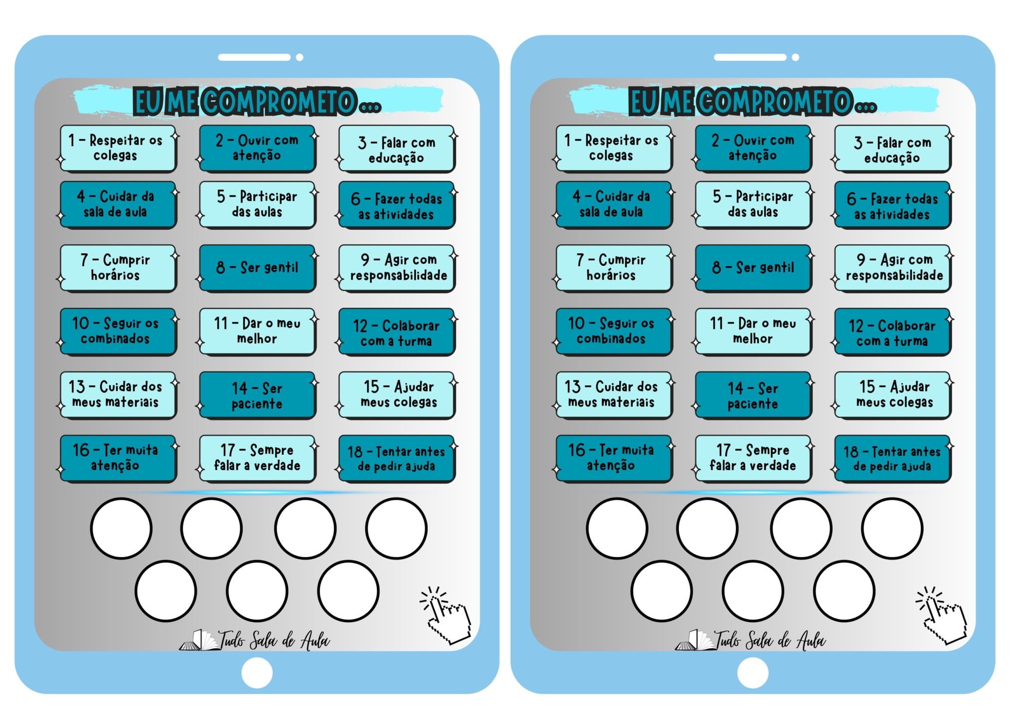 Bingo do Compromisso - Din&acirc;mica para Anos Finais