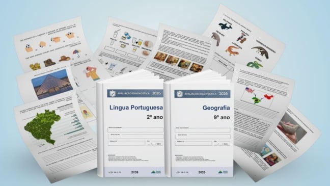 Avaliações diagnósticas 2026 para todas as disciplinas