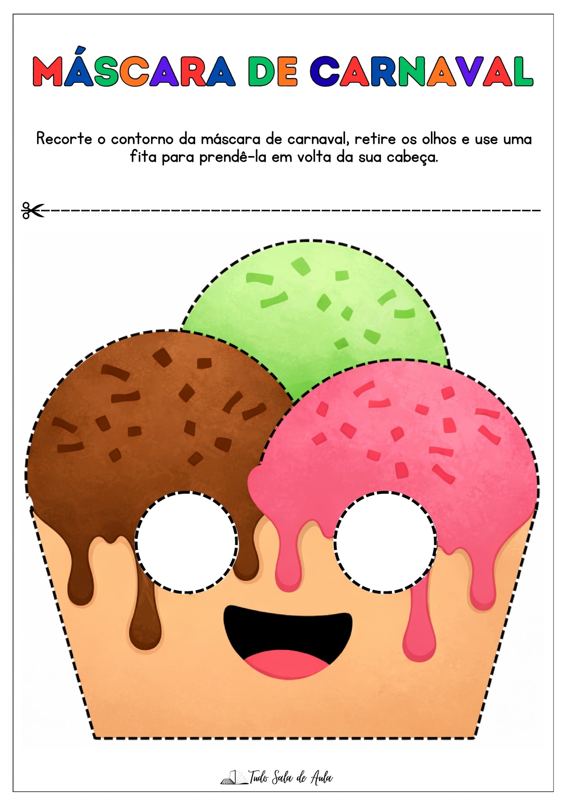 Máscaras de Carnaval para Imprimir