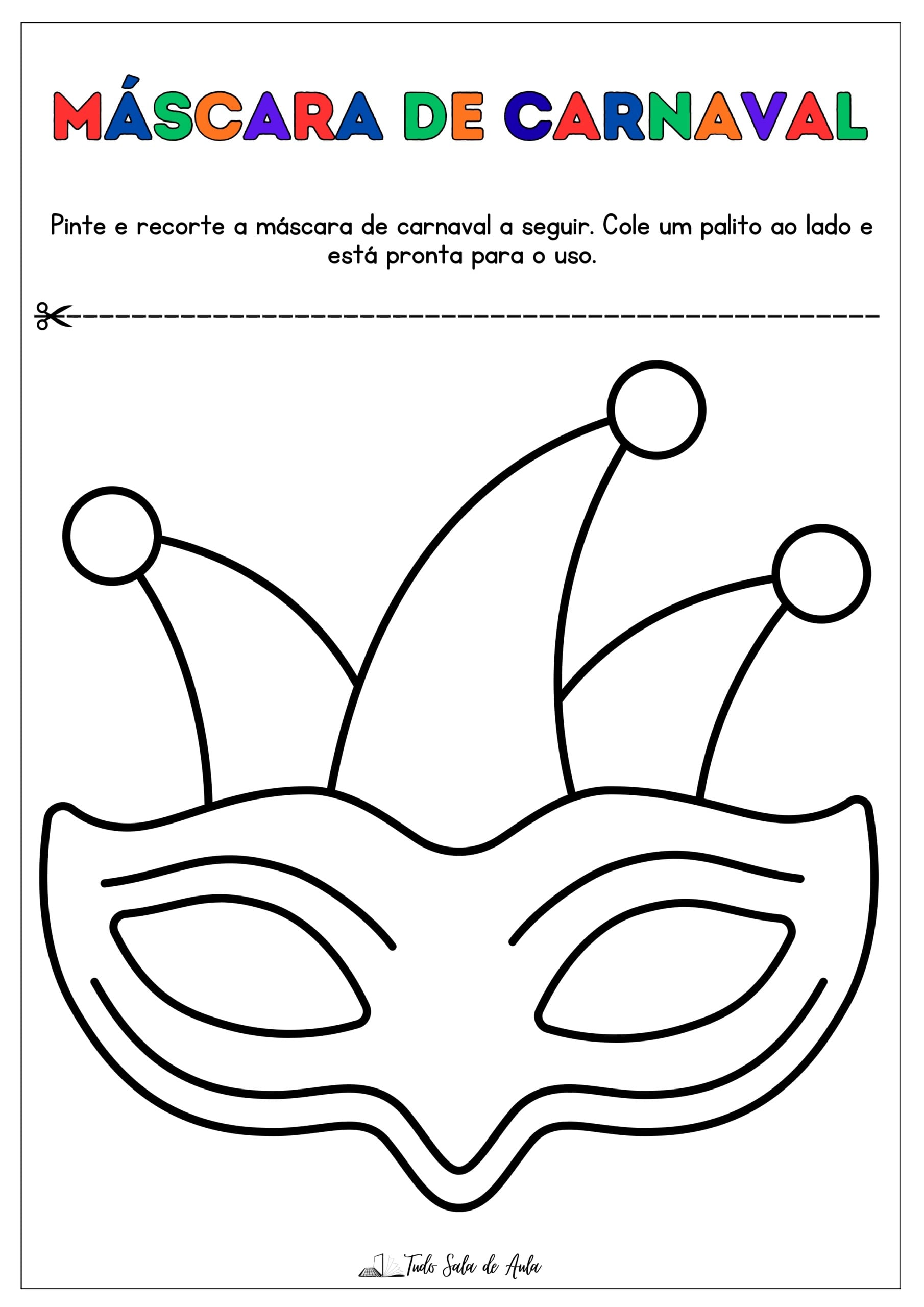 Máscaras de Carnaval para Imprimir