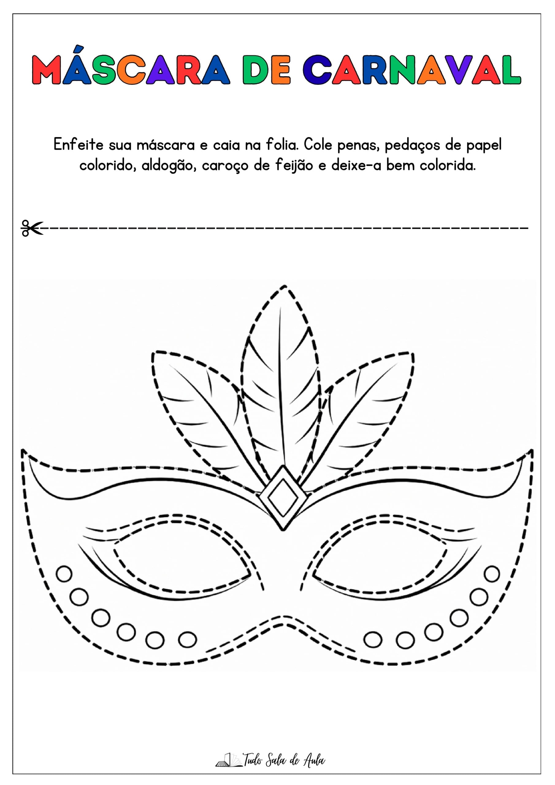 Máscaras de Carnaval para Imprimir