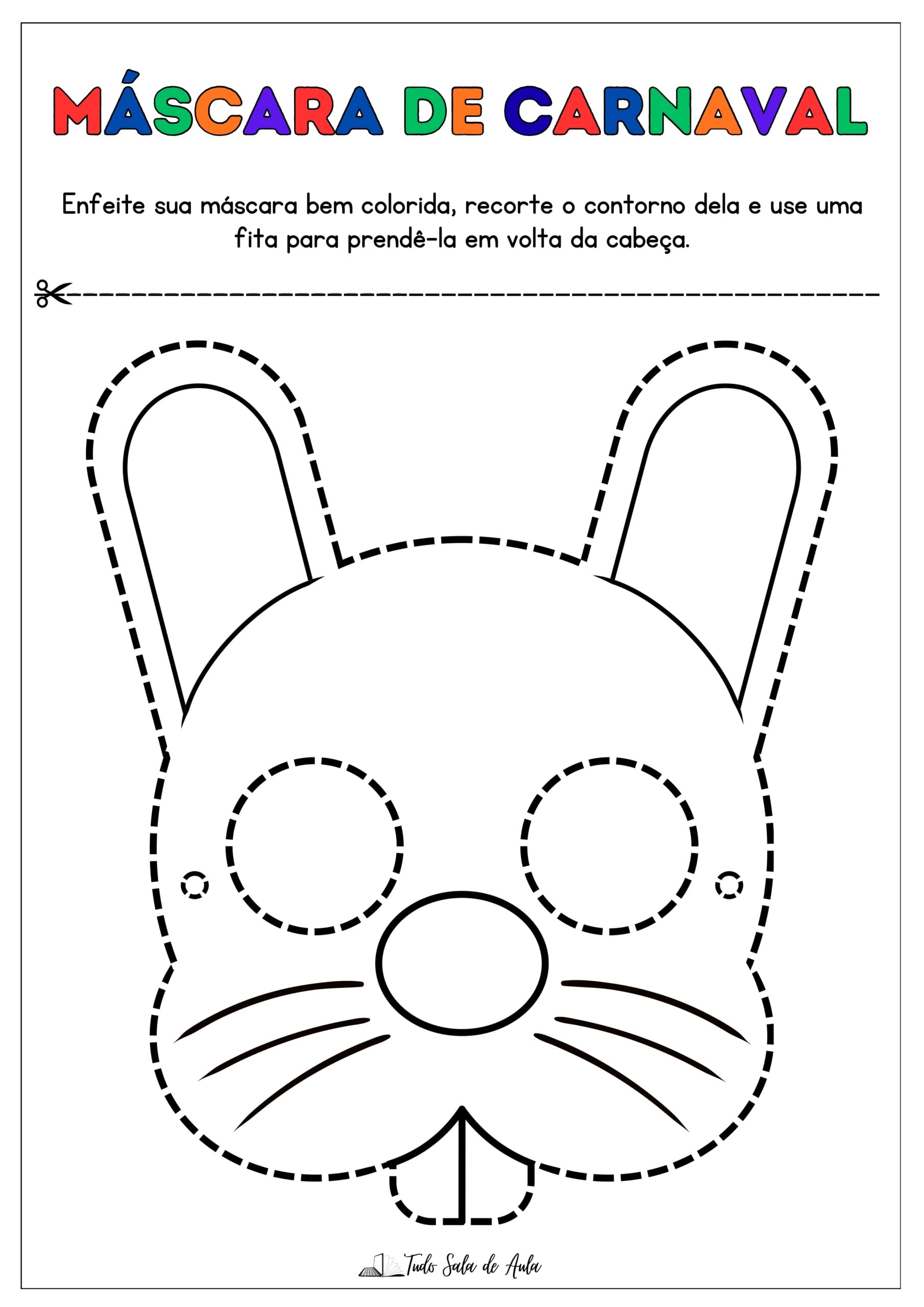 Máscaras de Carnaval para Imprimir