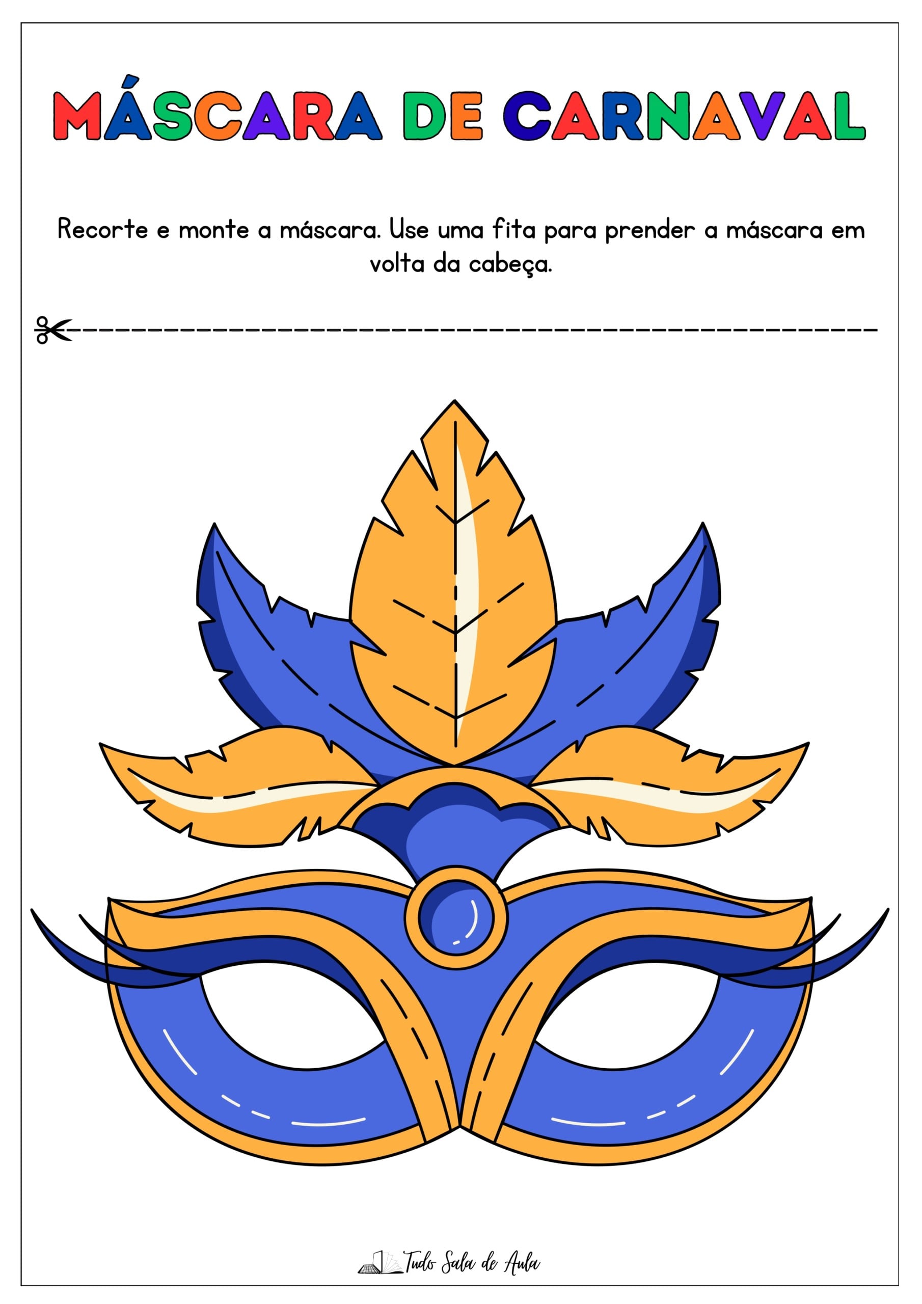 Máscaras de Carnaval para Imprimir