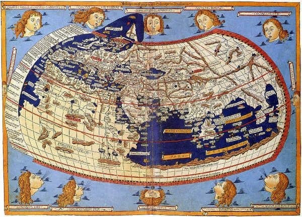 Atividade sobre o Mapa Mundi - Anos Finais