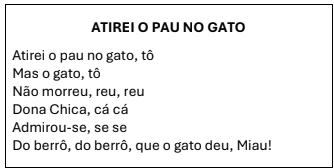 Sondagem de Língua Portuguesa para o 3º ano fundamental