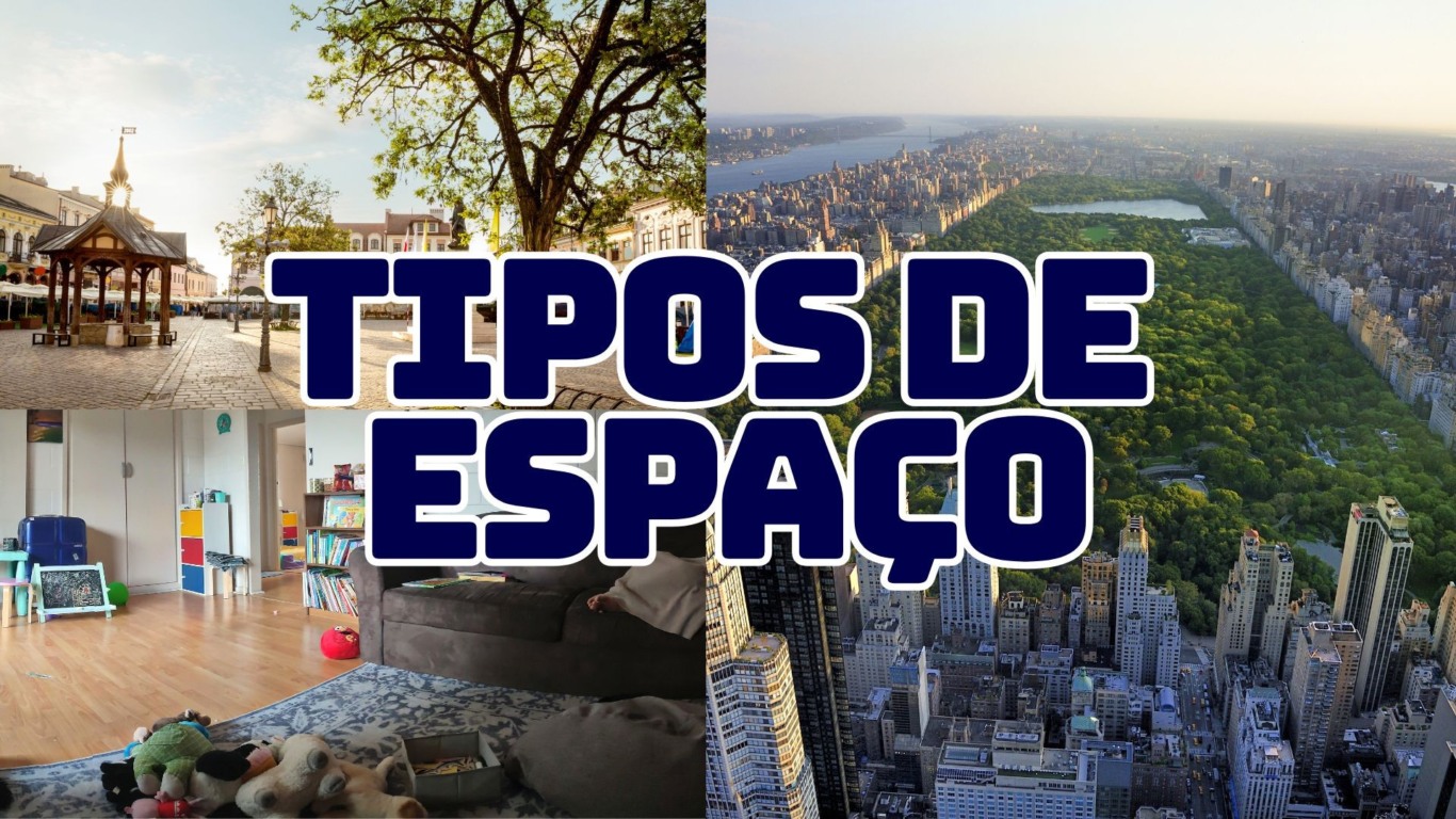 Atividade sobre Tipos de Espaços: Público, Doméstico e de Conservação - 3º ano