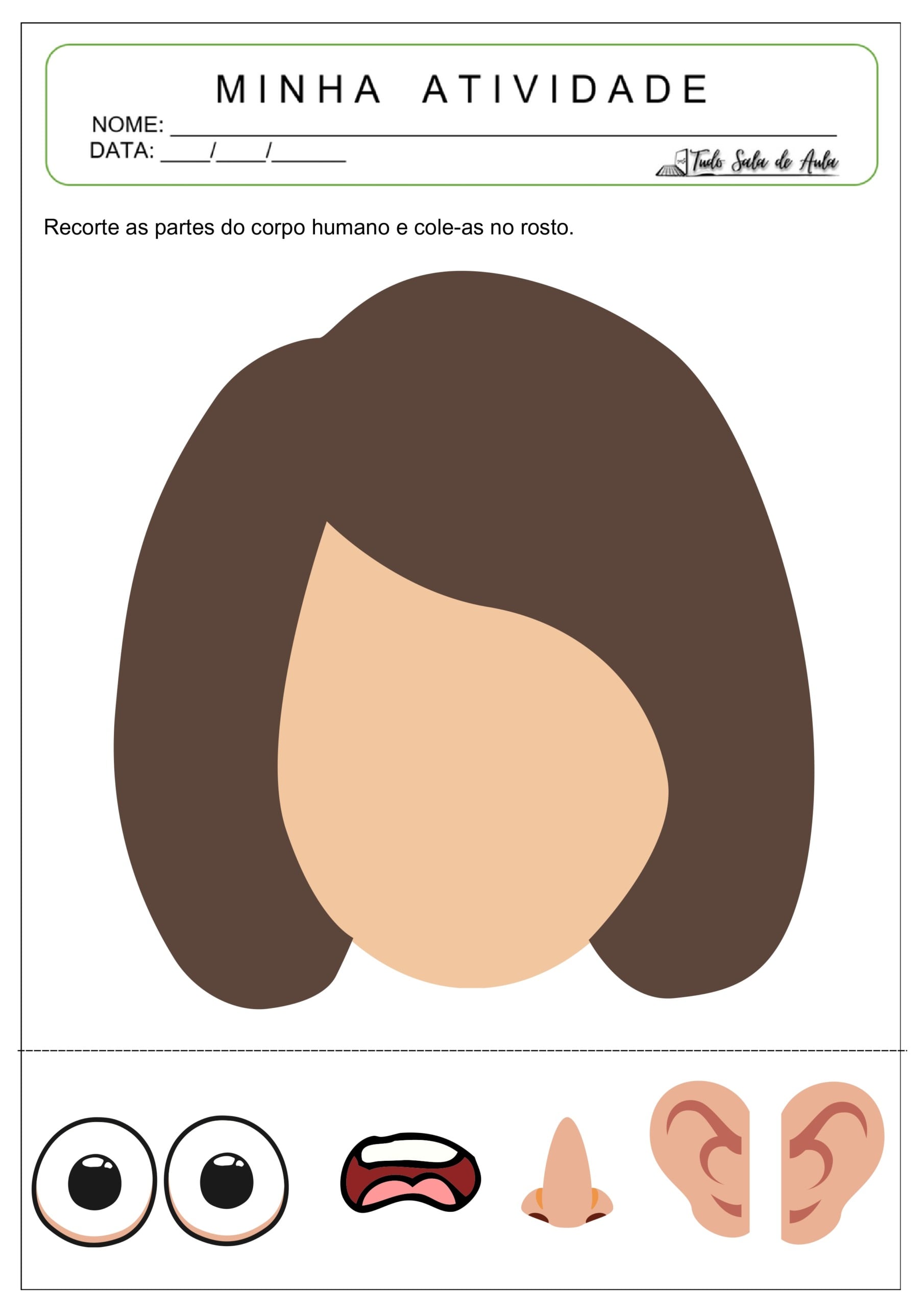 10 Atividades do Corpo Humano - Educação Infantil