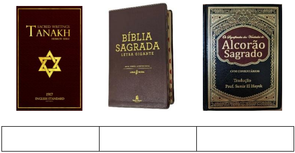Atividade de Textos Sagrados nas Tradições Religiosas - 6º e 7º ano ...