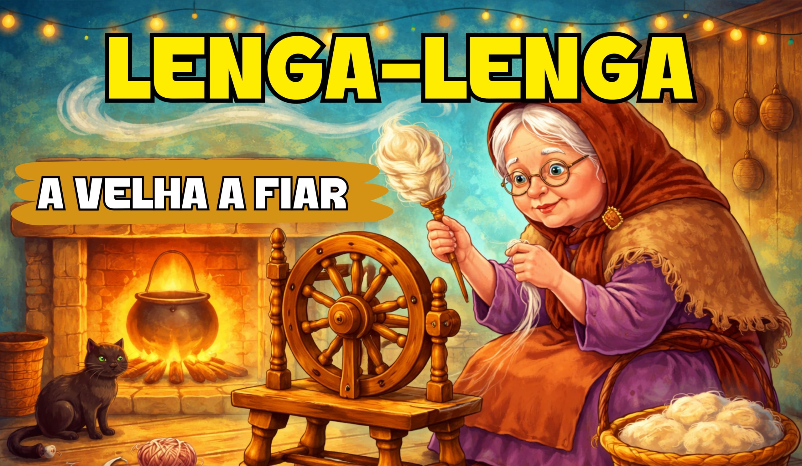 Lenga-Lenga “A Velha a Fiar”: Atividade para o 2º e 3º ano - Tudo Sala ...