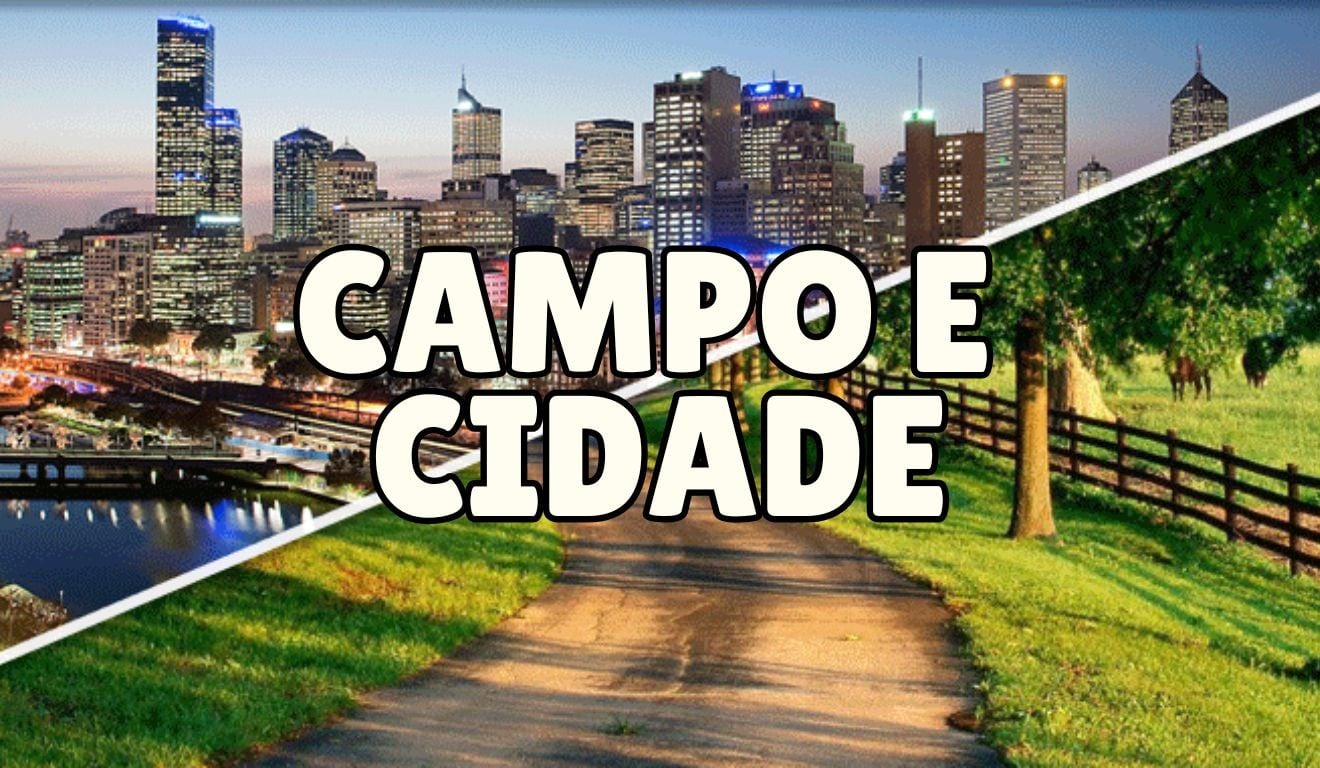 Atividade sobre Campo e Cidade para 4º e 5º ano - Tudo Sala de Aula