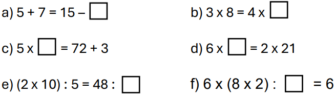 Propriedades da Igualdade: Atividade de Matemática para 6º e 7º ano ...