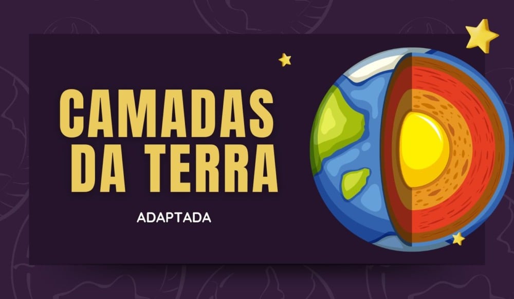 Atividades Adaptadas sobre as Camadas da Terra - Tudo Sala de Aula