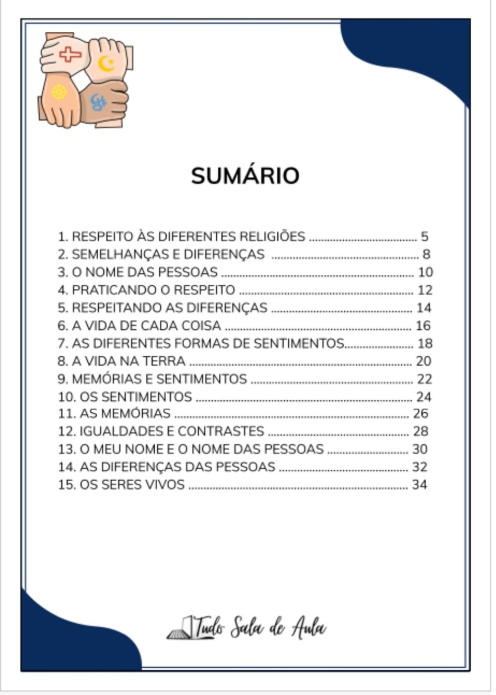 Cadernos de Ensino Religioso - Tudo Sala de Aula
