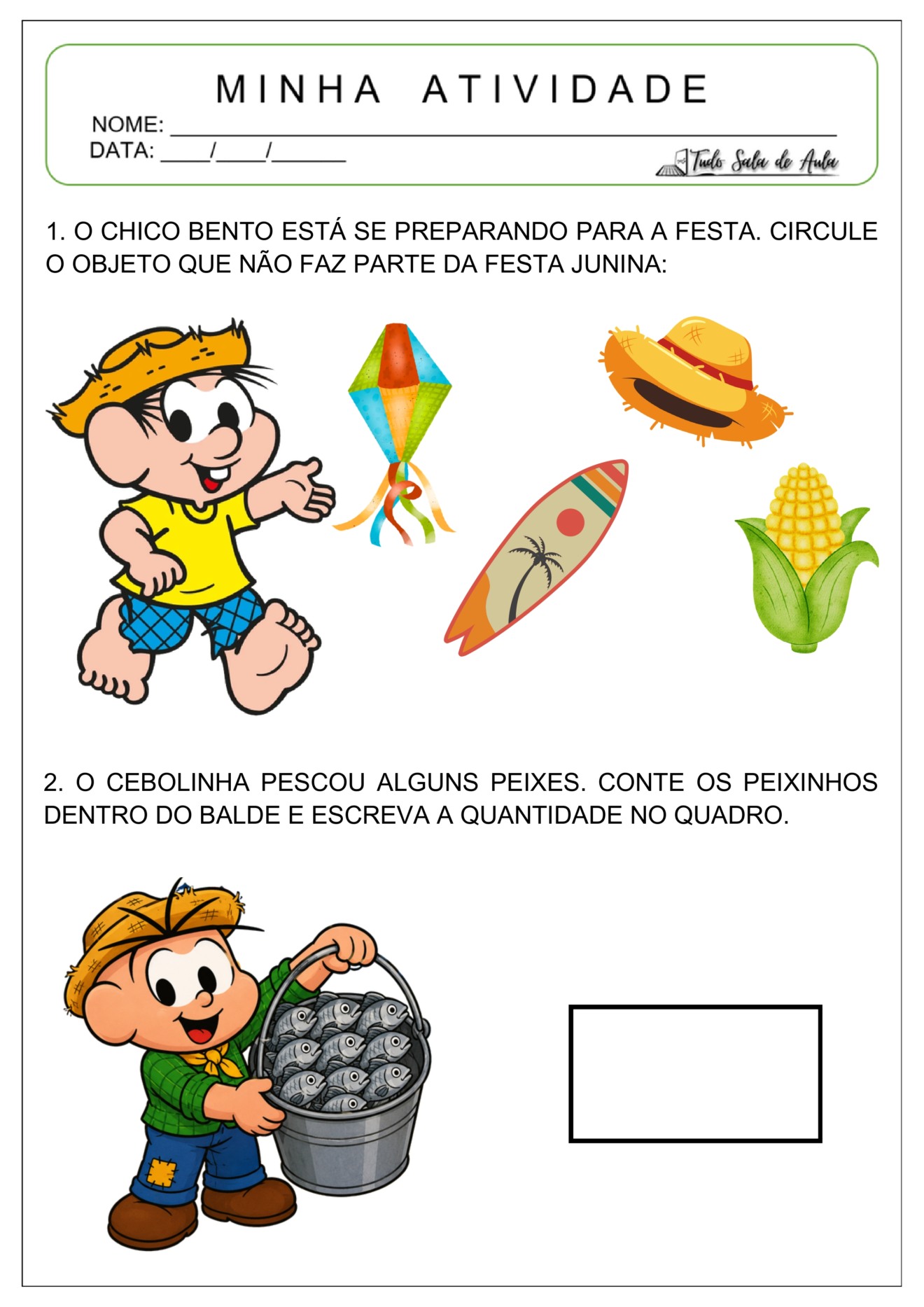 Atividades de Festa Junina para a Educação Infantil - Tudo Sala de Aula
