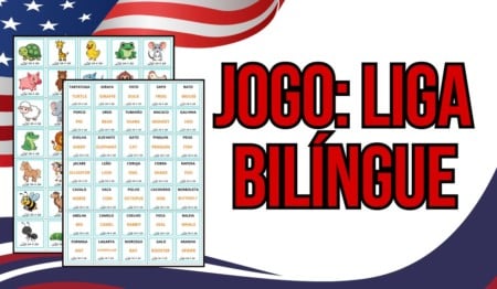 Liga Bilíngue: Jogo Lúdico Pronto para Impressão Liga Bilíngue: Jogo Lúdico Pronto para Impressão